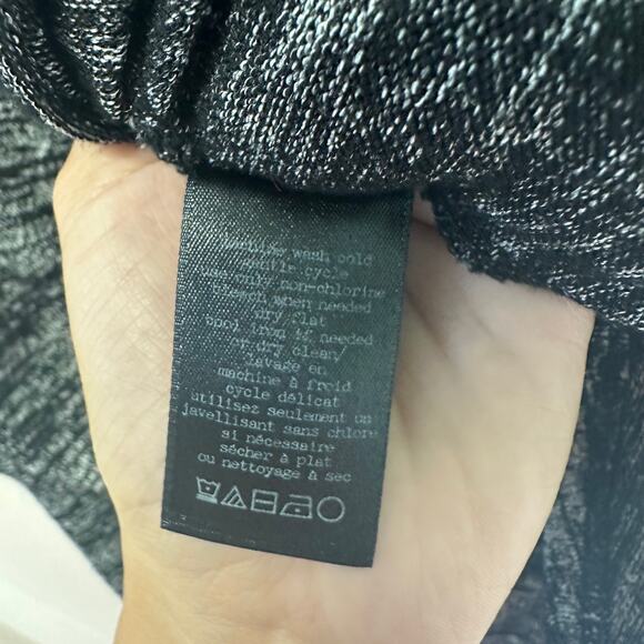 Rag & Bone Cold Shoulder Short Sleeve Shirt Grunge Women’s S Black Top‎ - Picture 8 of 9